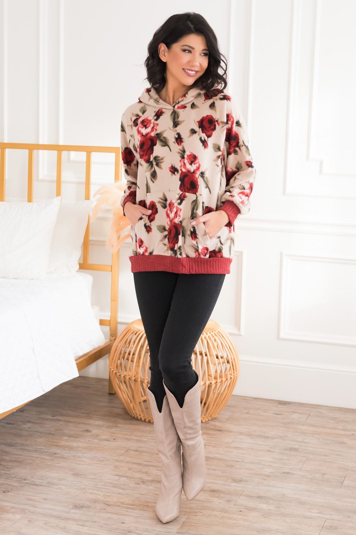 Being A Leader Modest Hoodie Tops vendor-unknown