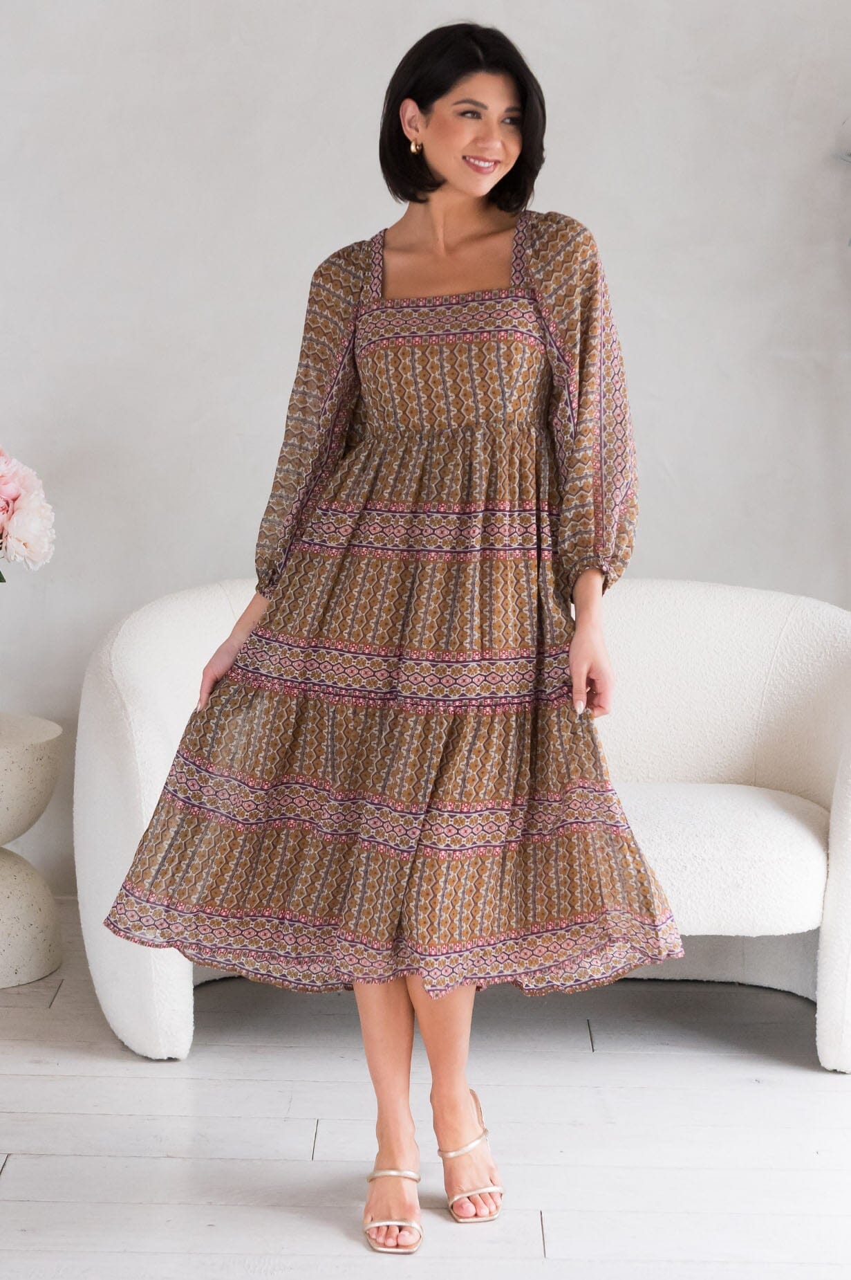The Benji Modest Boho Dress