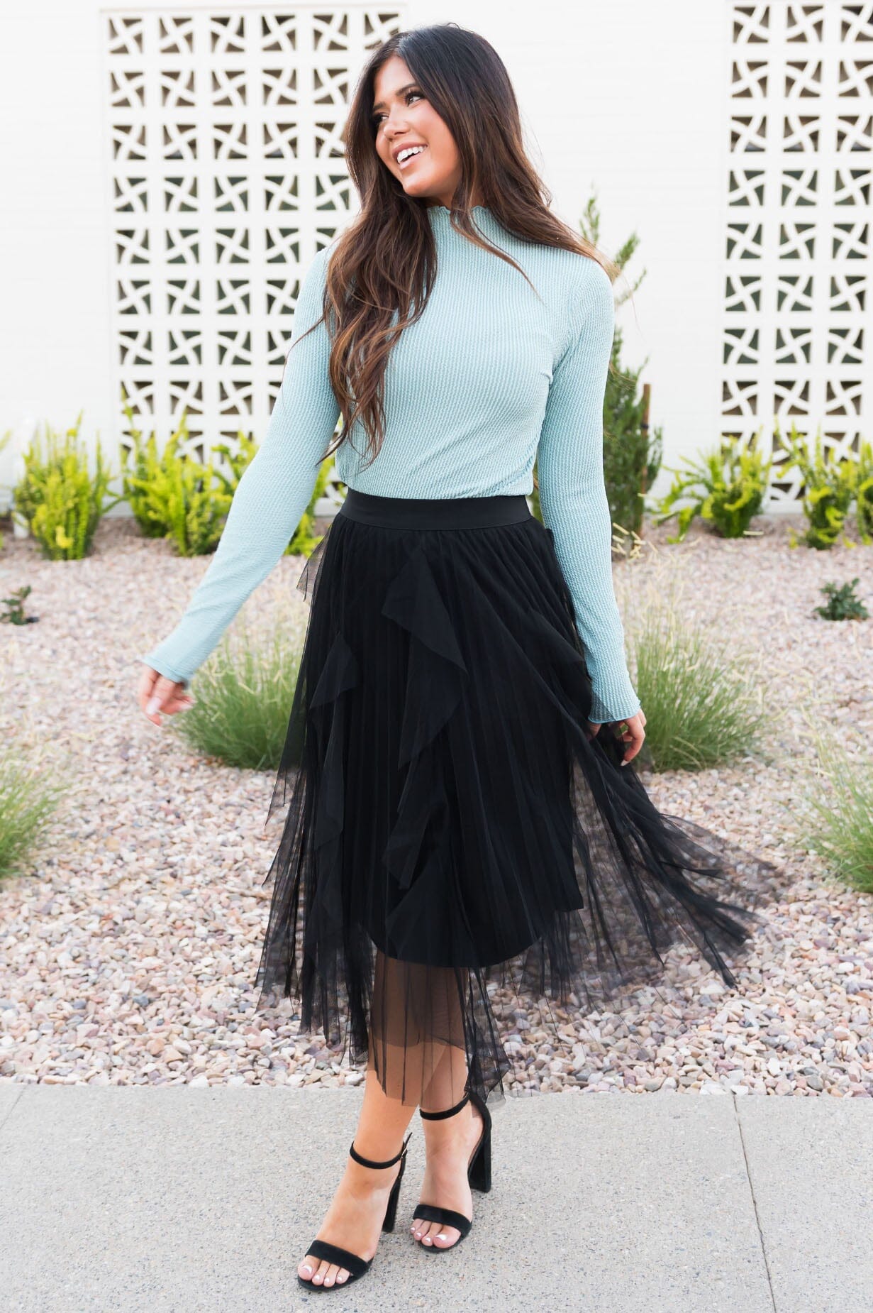 Far & Away Modest Tulle Skirt Skirts vendor-unknown