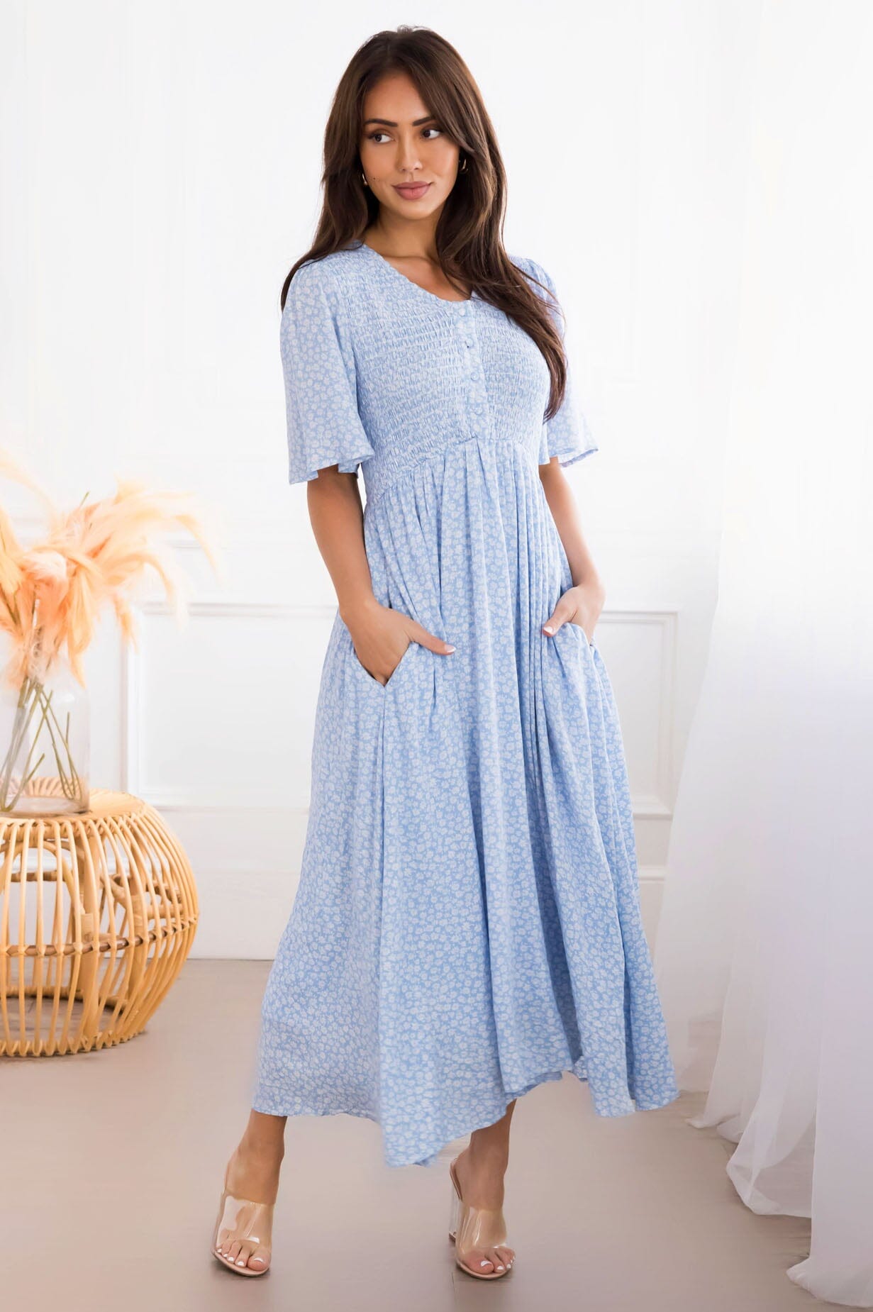 neesee's dresses The Joylynne Modest Lace Dress