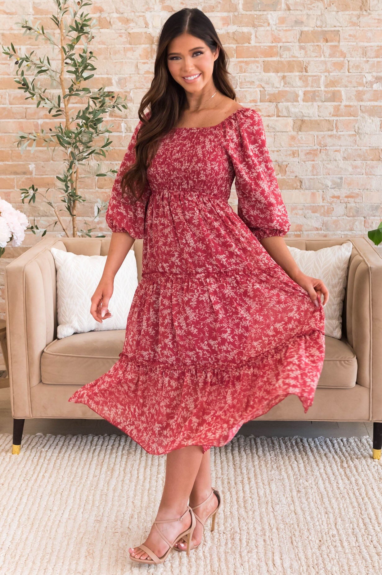 The Greta Modest Dress
