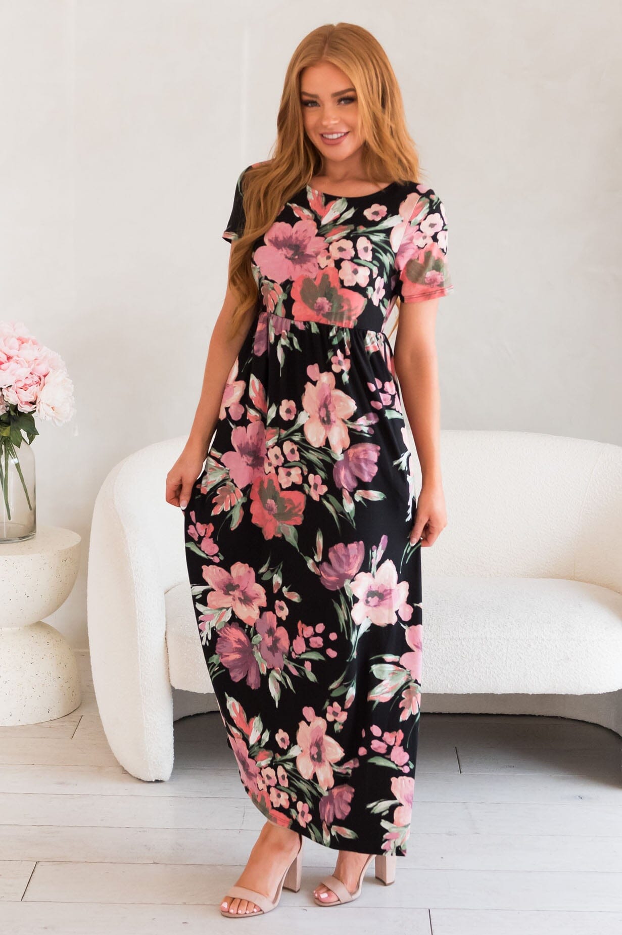 luna maxi dress The Luna Modest Maxi Dress