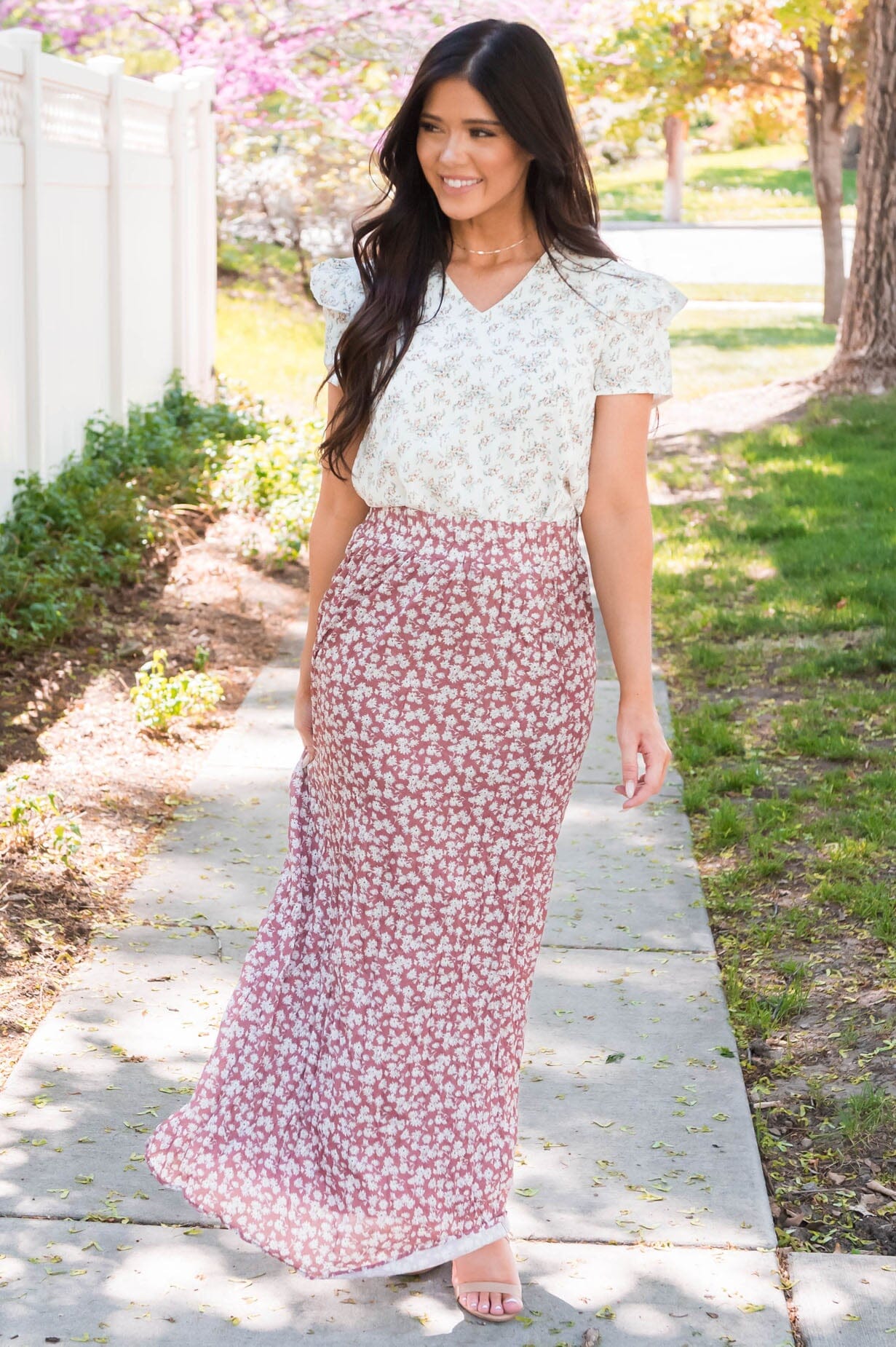 Spring Garden Modest Skirt Spring Garden Modest Skirt