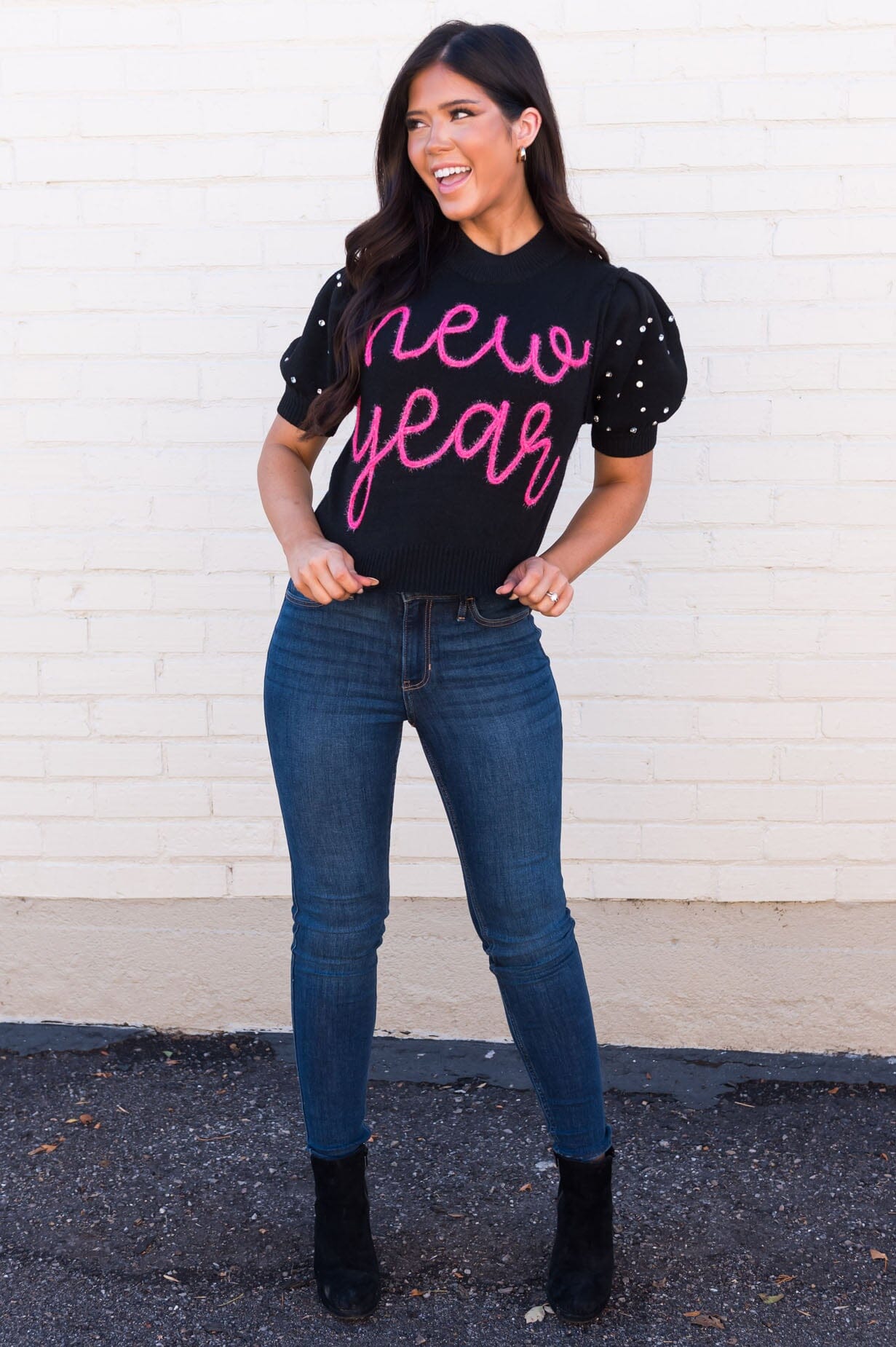 New Year Is Here Modest Sweater Modest Dresses vendor-unknown