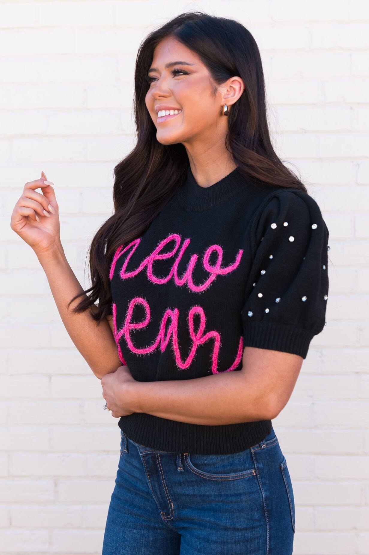 New Year Is Here Modest Sweater Modest Dresses vendor-unknown