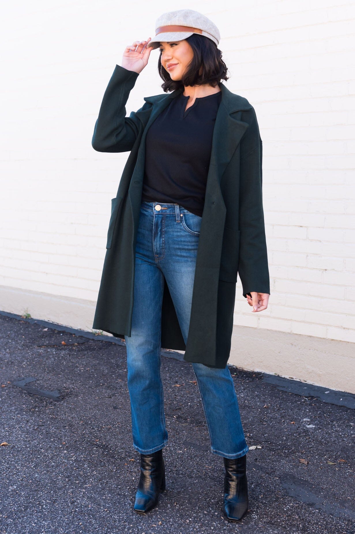 Bringing The Charm Modest Coat Tops vendor-unknown