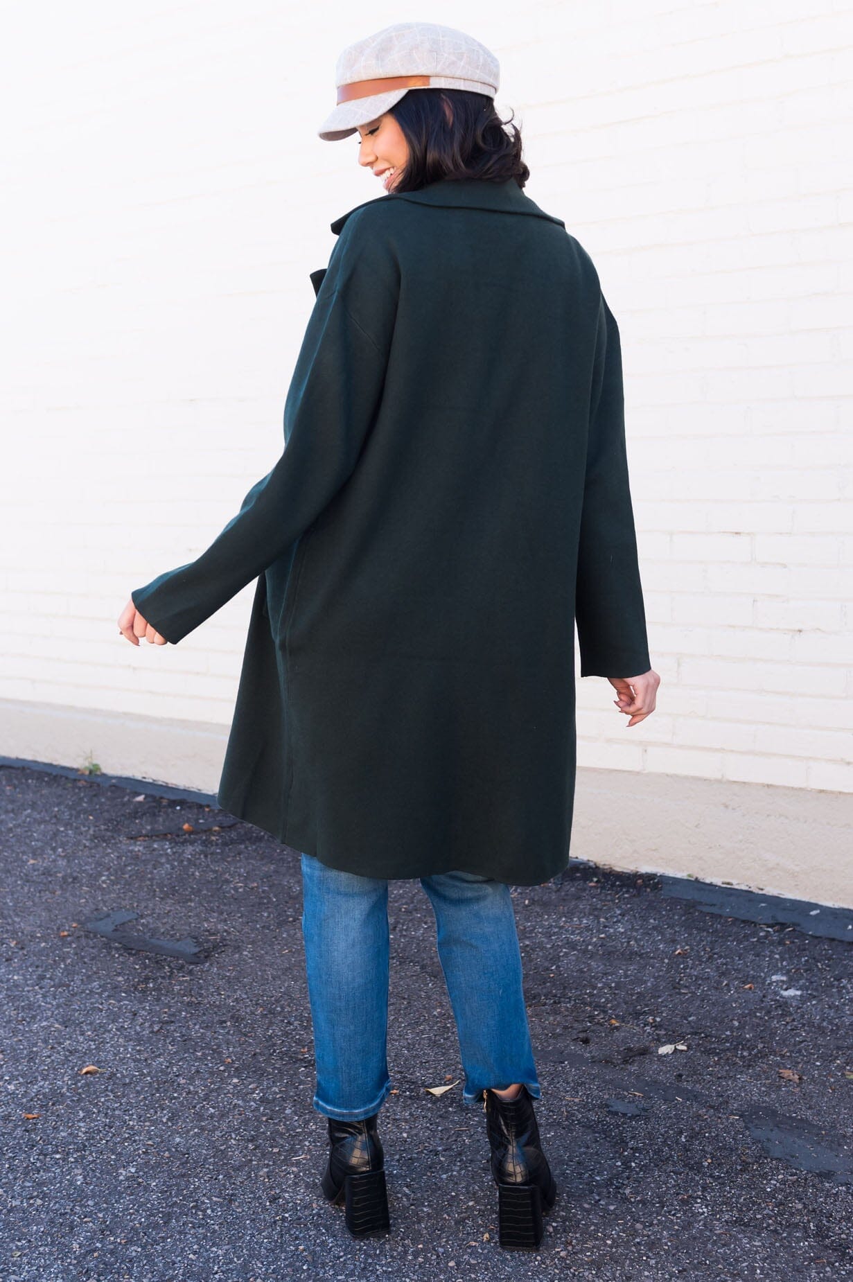 Bringing The Charm Modest Coat Tops vendor-unknown