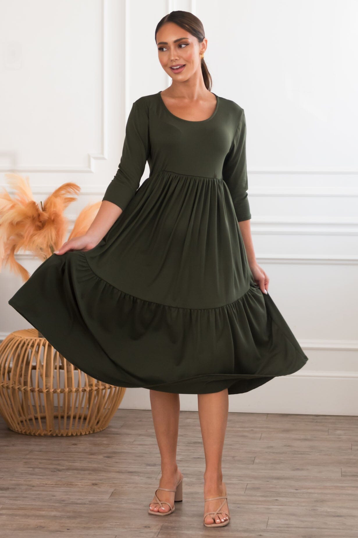 The Cove Modest Swing Dress