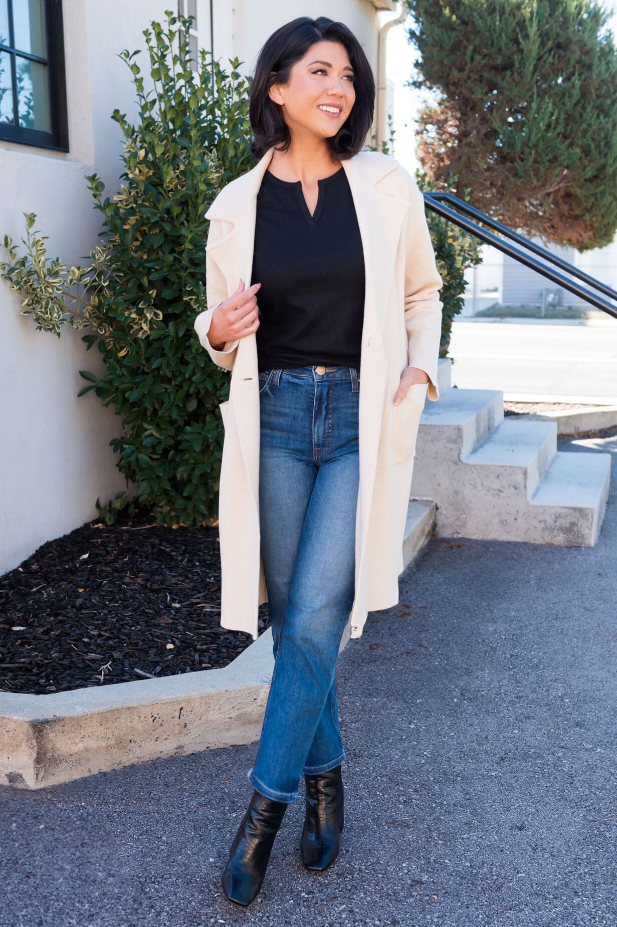 Bringing The Charm Modest Coat Tops vendor-unknown