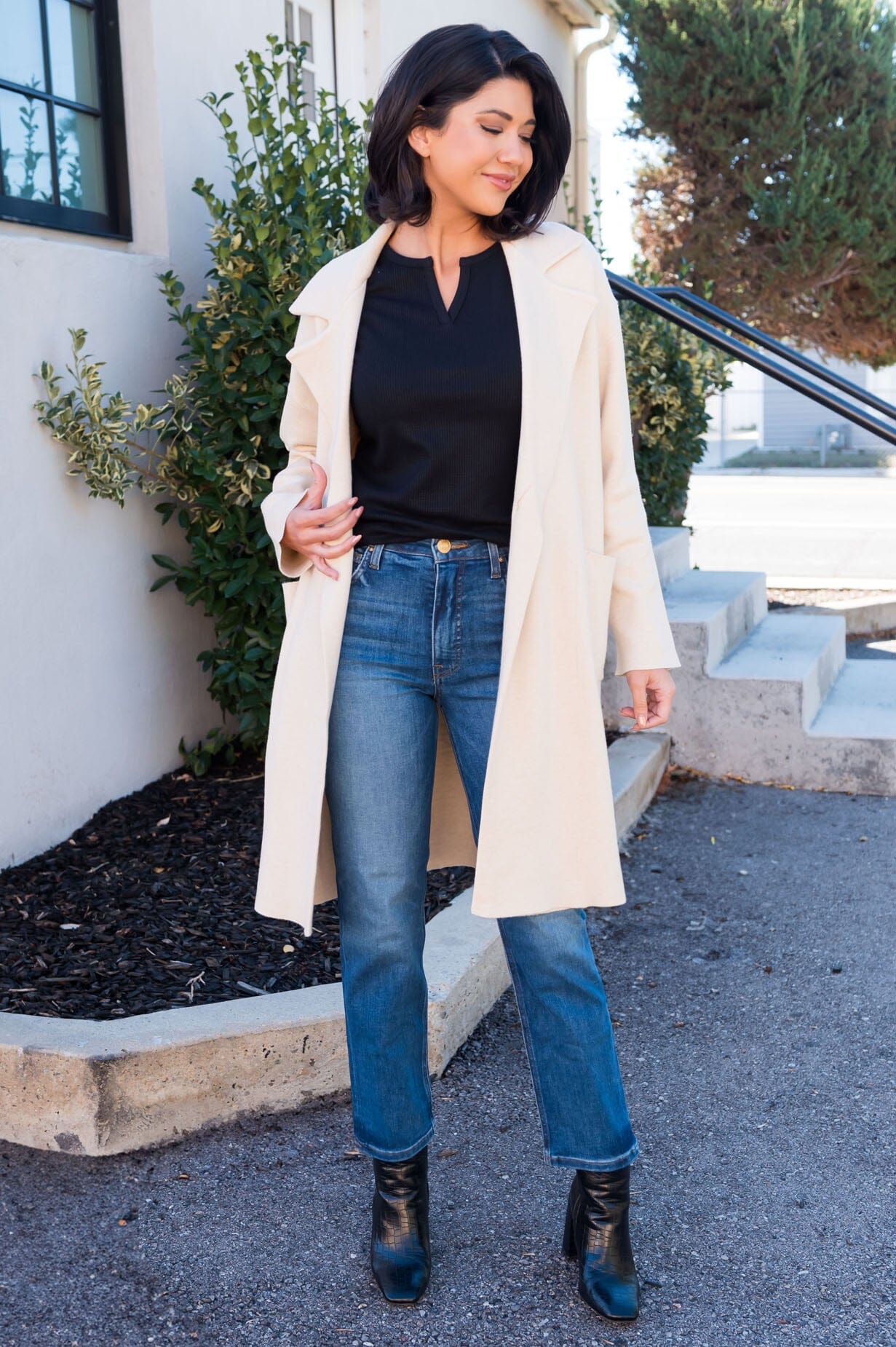 Bringing The Charm Modest Coat Tops vendor-unknown