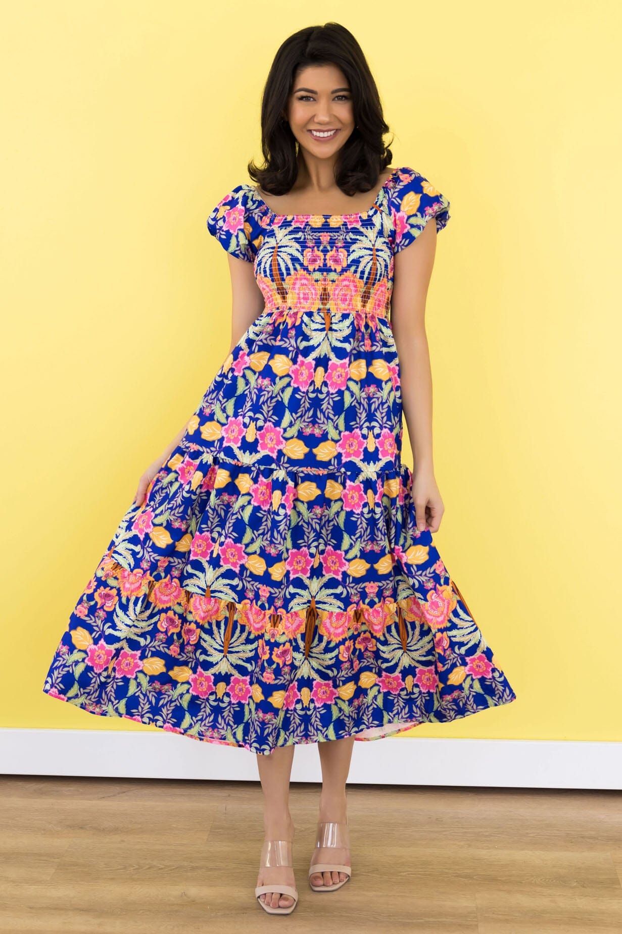 fitted lace wedding dress The Acacia Modest Tropical Dress