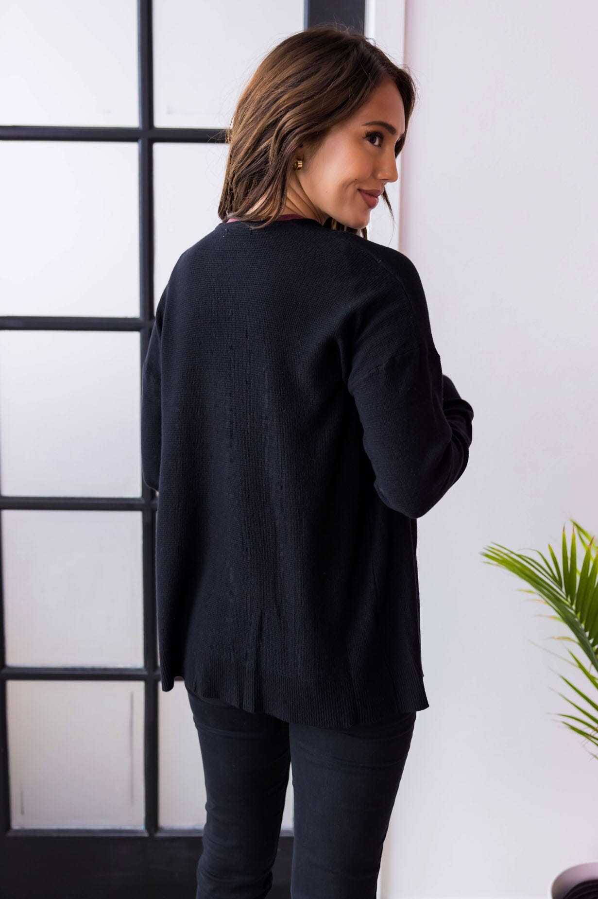 Closet Staple Waffle Cardigan Modest Dresses vendor-unknown