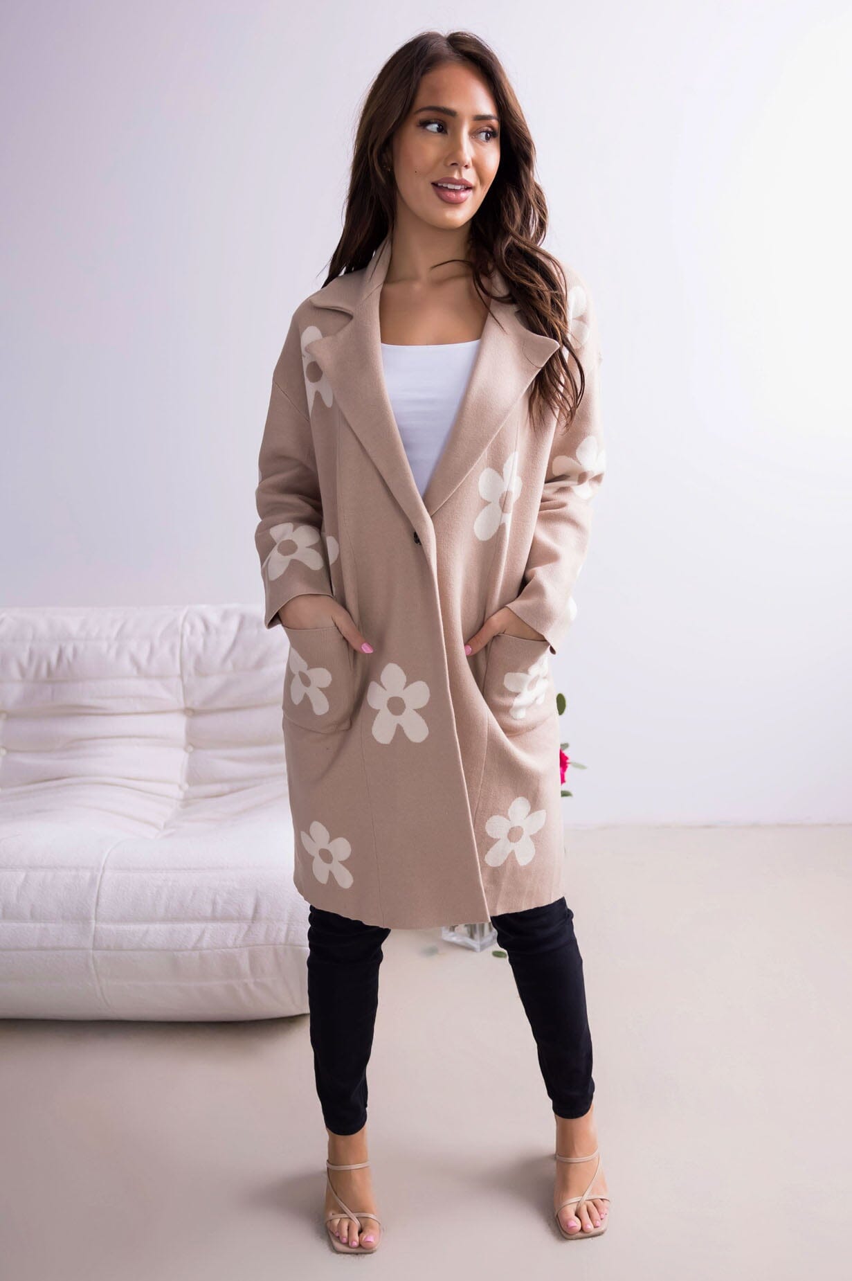 Good Luck Charm Sweater Coat Tops vendor-unknown