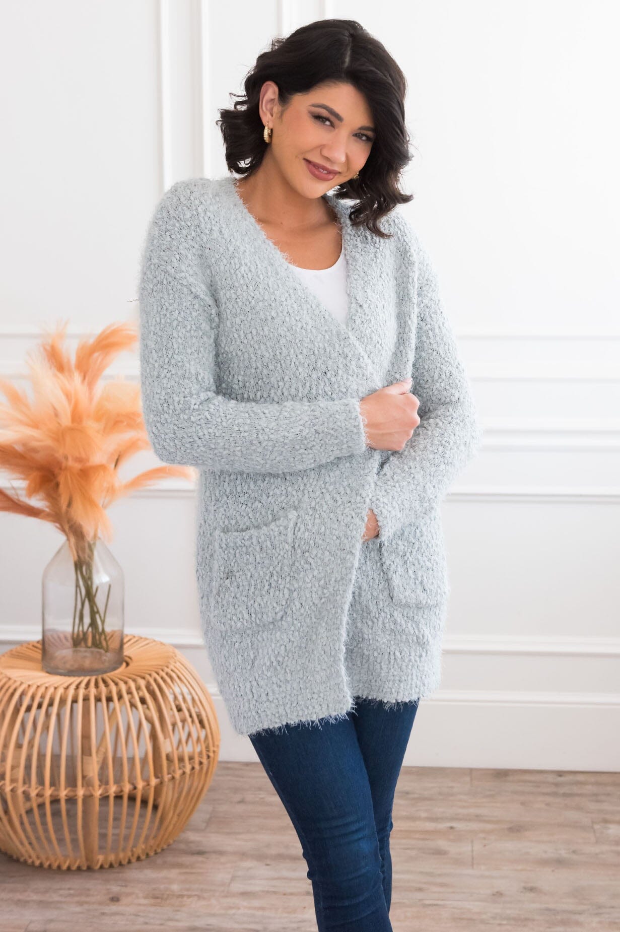 Soft & Cuddly Modest Sweater Cardigan Modest Dresses vendor-unknown