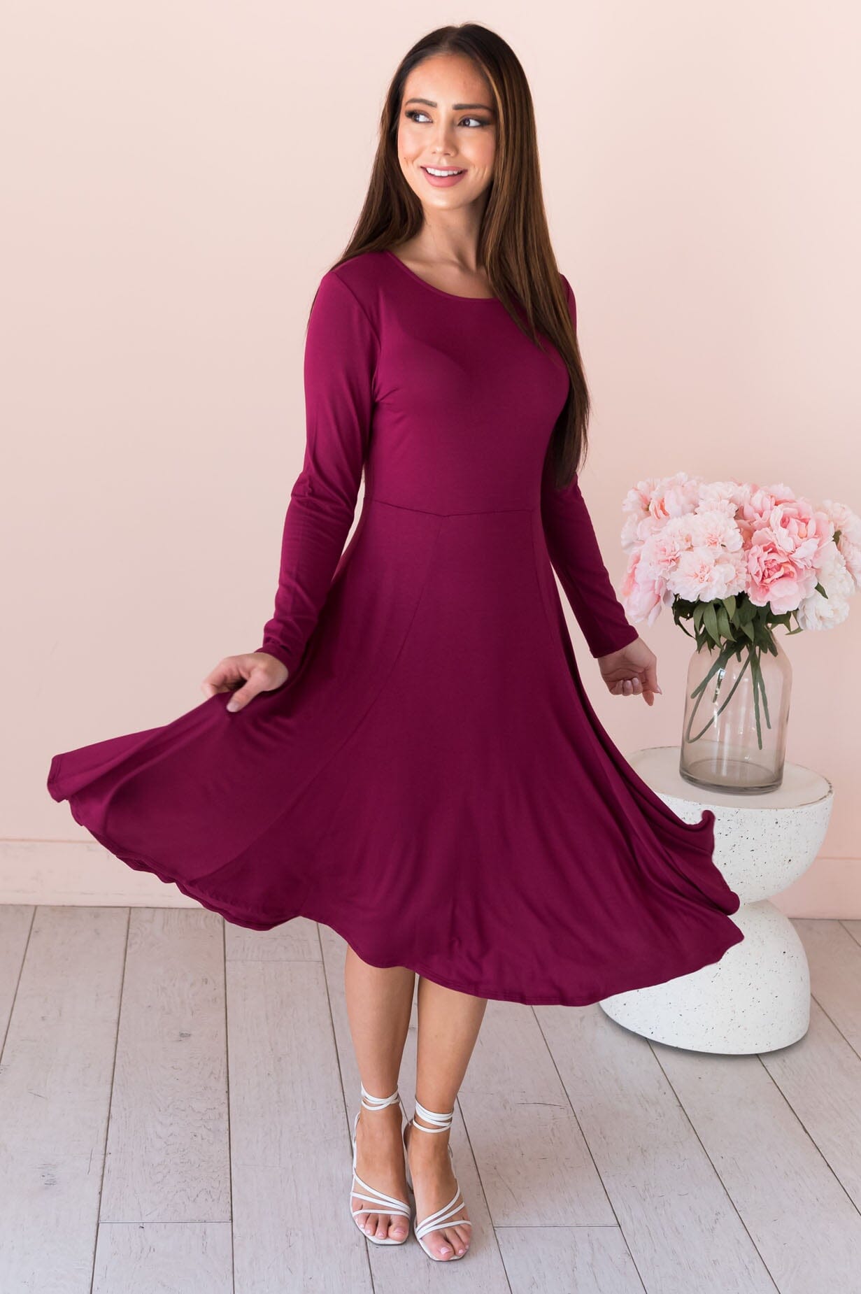 The Keiley Modest Fit & Flare Dress The Keiley Modest Fit & Flare Dress