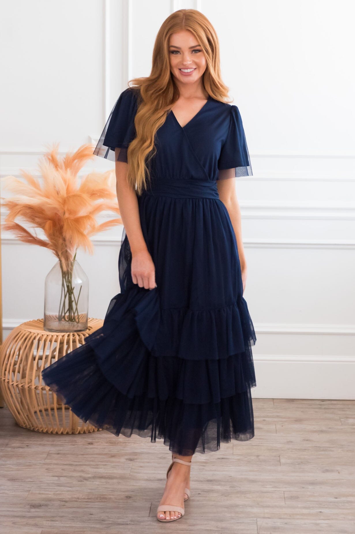The Fauna Modest Ruffle Dress The Fauna Modest Ruffle Dress