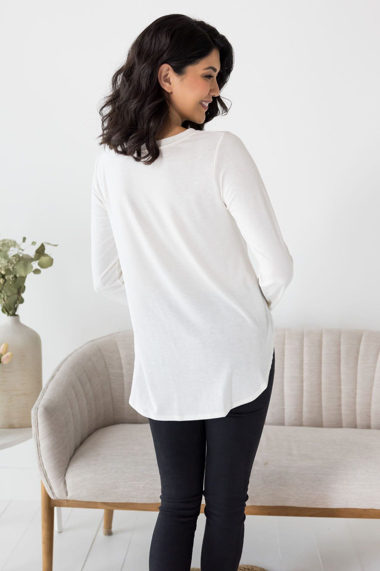 Beautifully Basic Long Sleeve Top NeeSee's Dresses