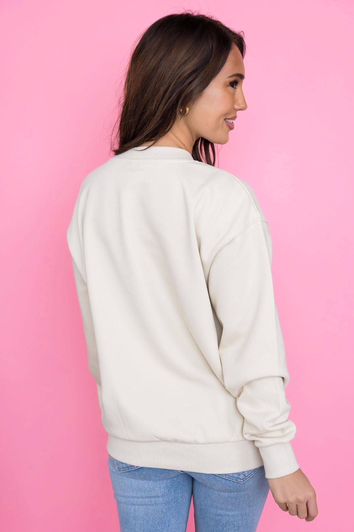 Queen Of Hearts Graphic Sweatshirt Modest Dresses vendor-unknown