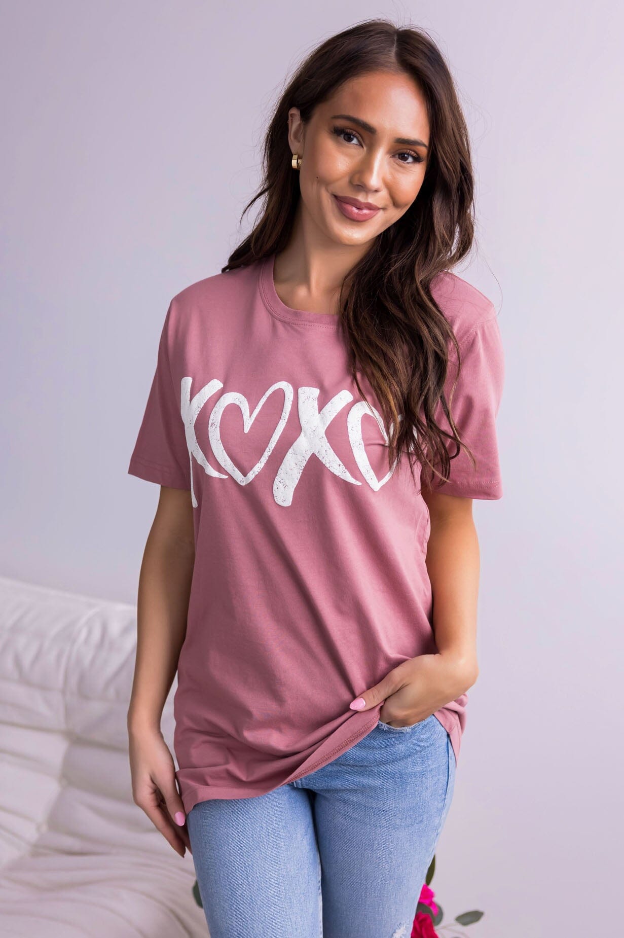 X's & O's Valentine Tee Modest Dresses vendor-unknown