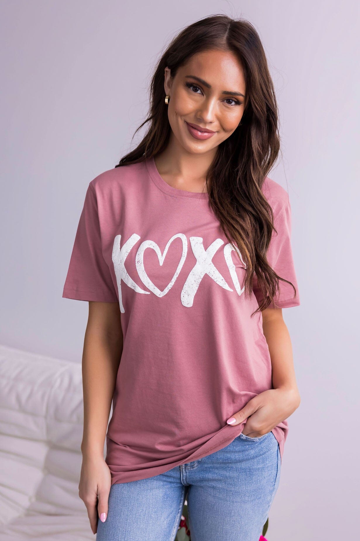 X's & O's Valentine Tee Modest Dresses vendor-unknown