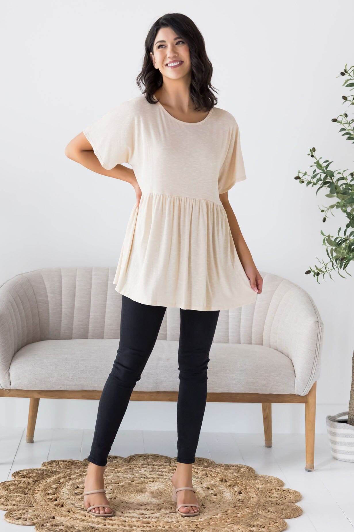 Getaway Ready Babydoll Top NeeSee's Dresses