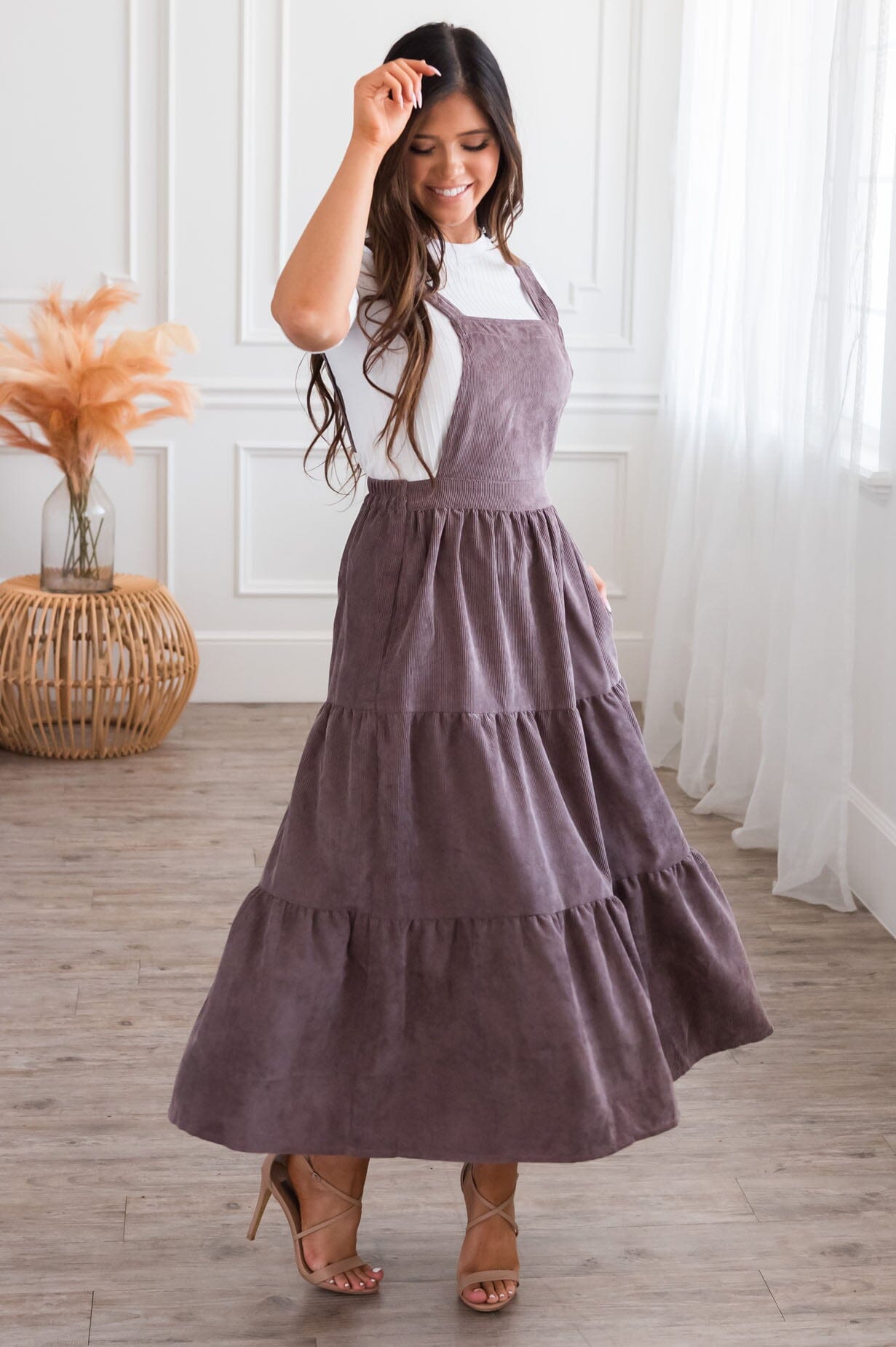 The Everette Modest Jumper Dress
