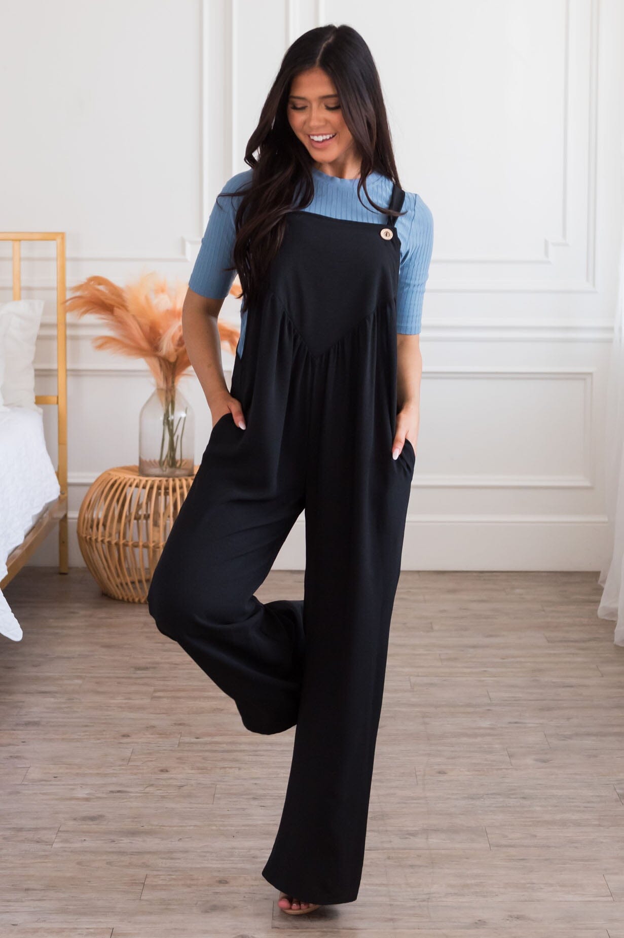 The Lumi Modest Overalls Modest Dresses vendor-unknown