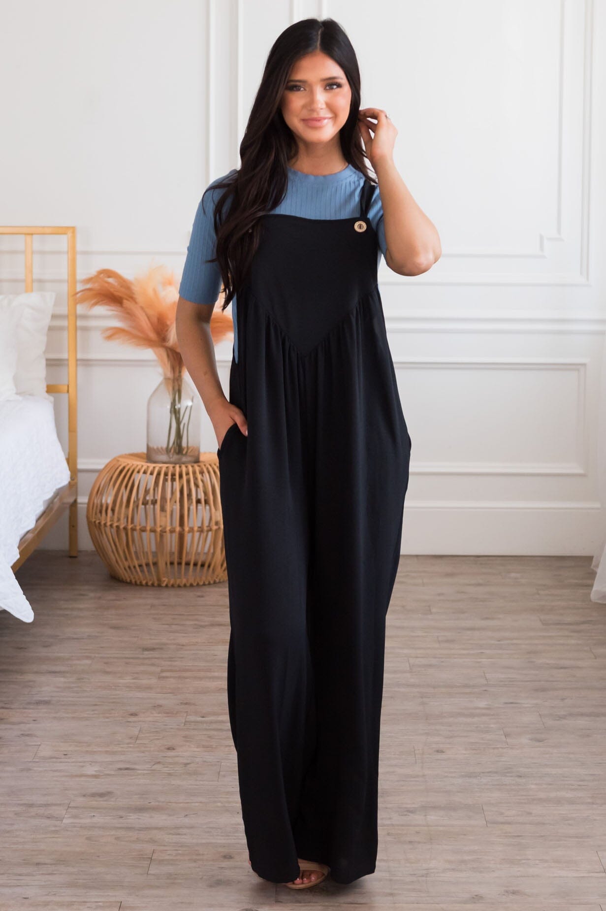 The Lumi Modest Overalls Modest Dresses vendor-unknown