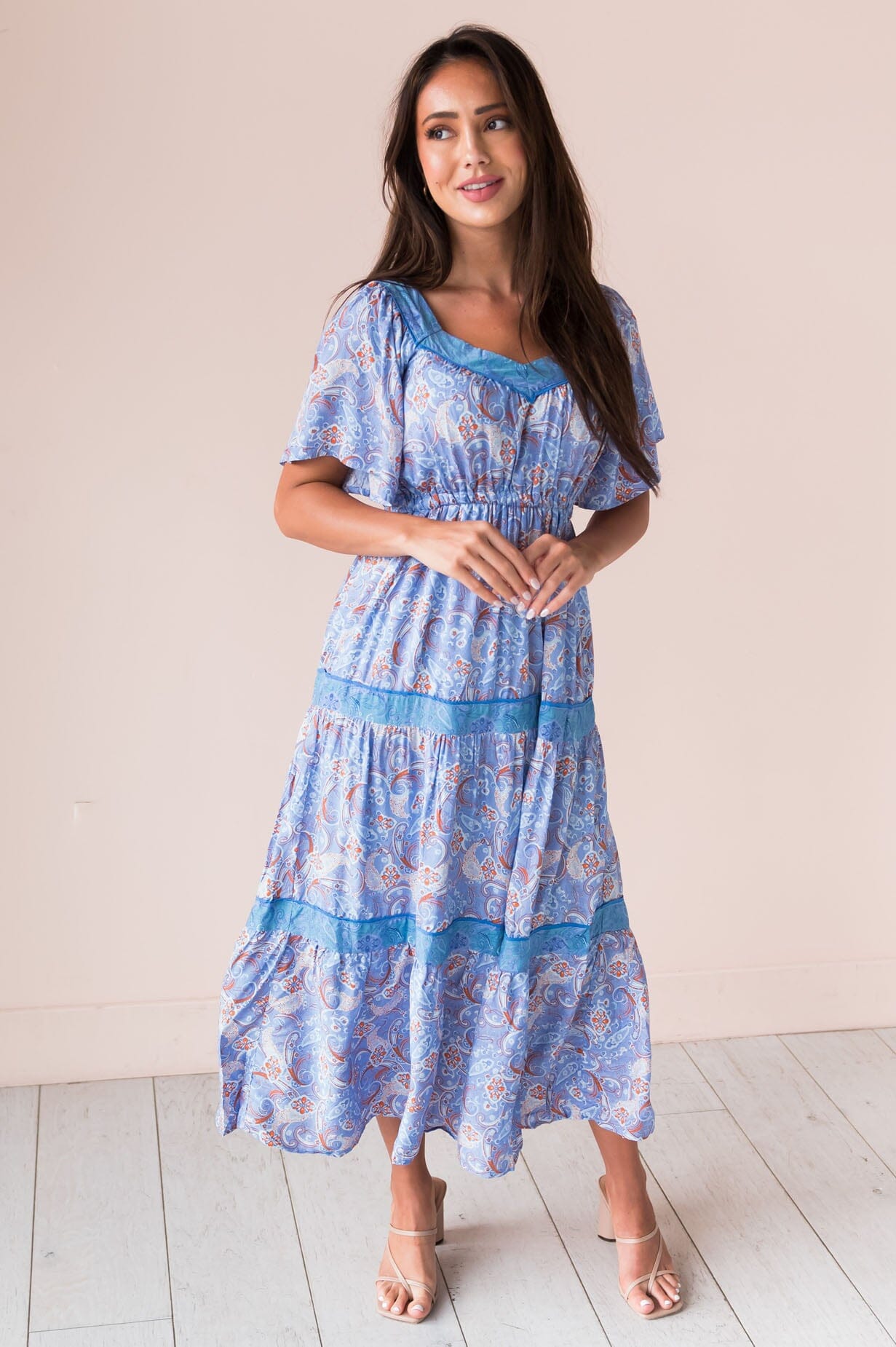 maxi modest dresses The Kahlani Modest Maxi Dress