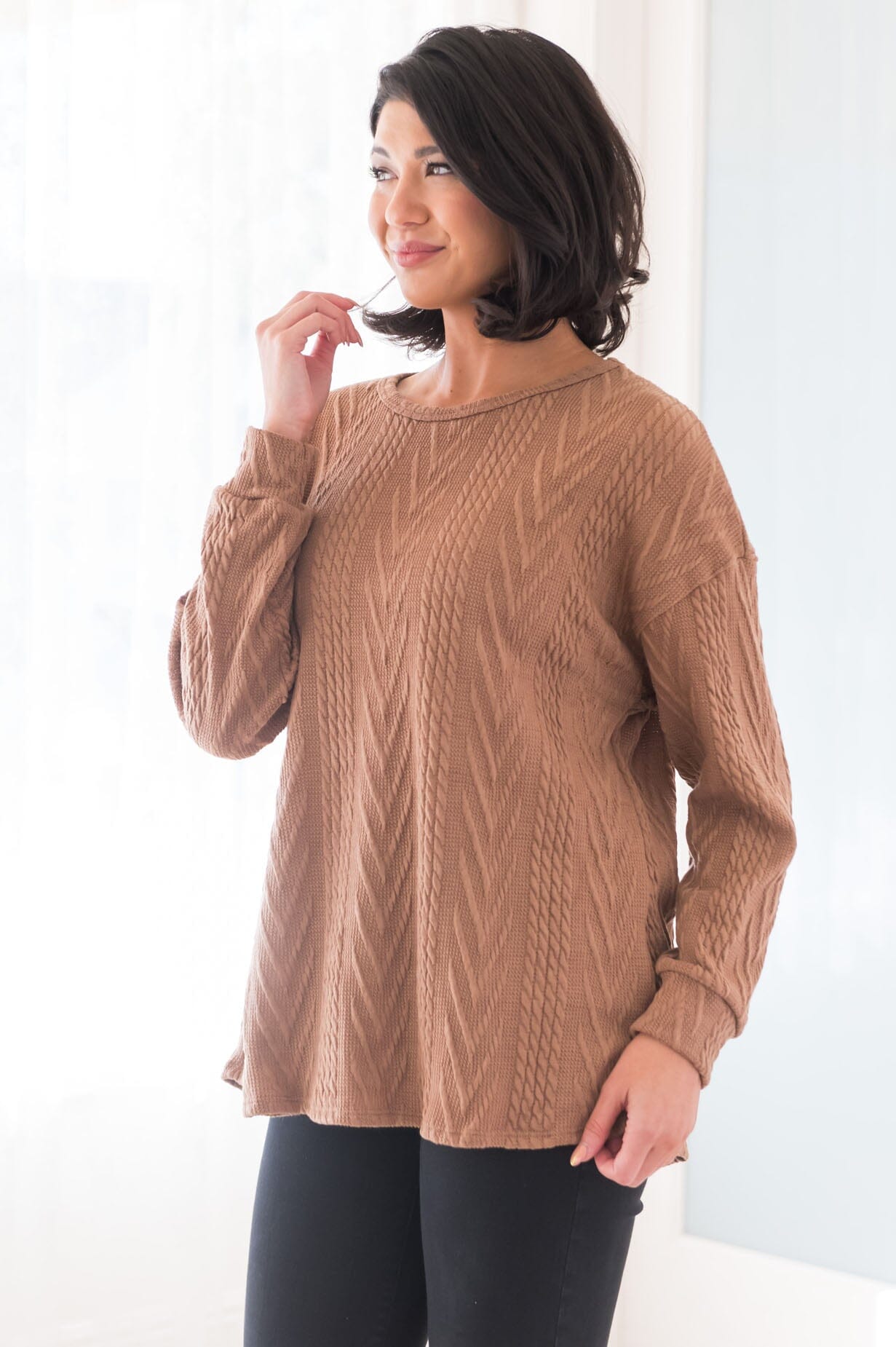 Bringing The Cheer Modest Sweater Modest Dresses vendor-unknown