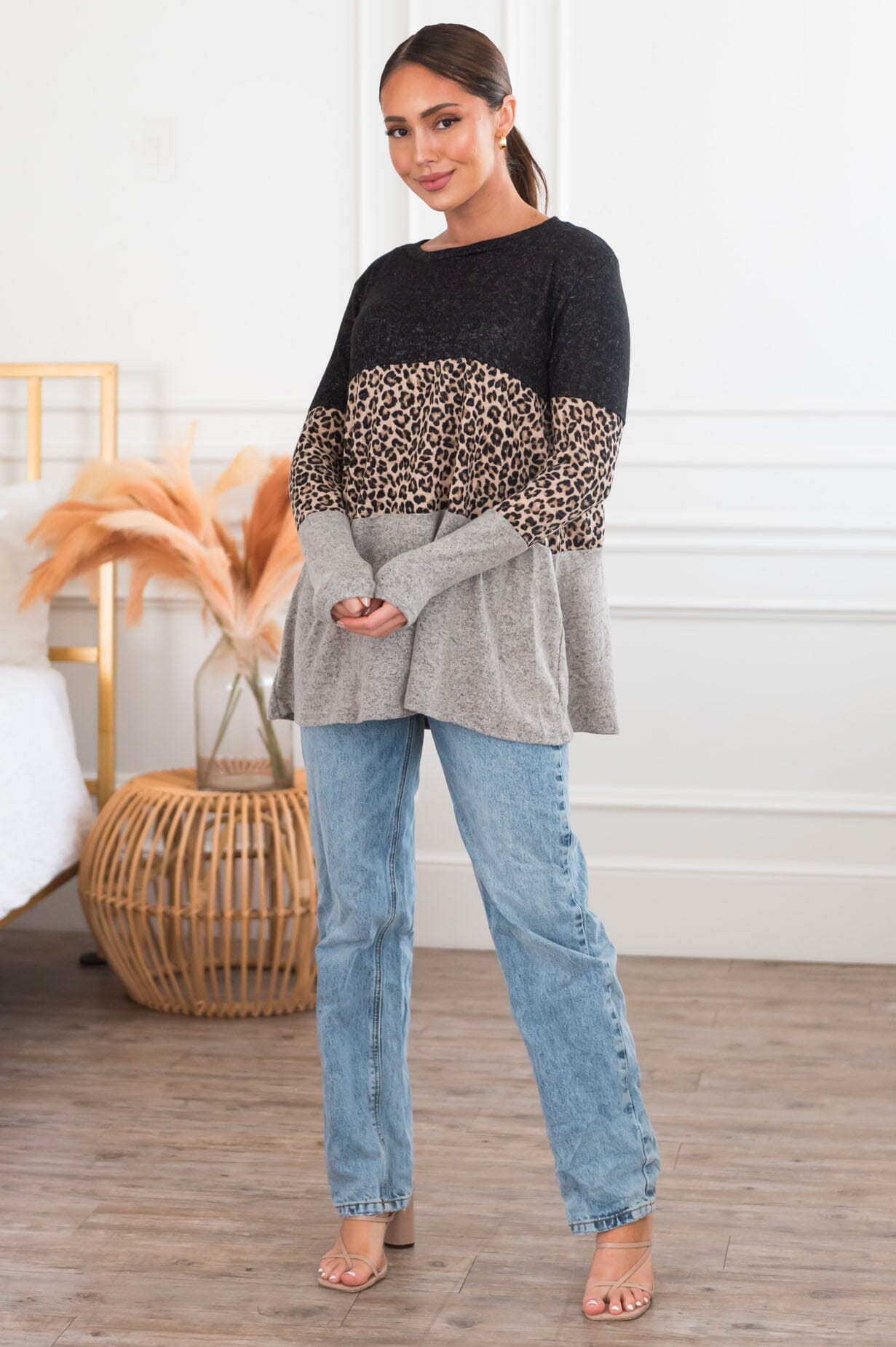 Giving Grace Modest Block Top Modest Dresses vendor-unknown