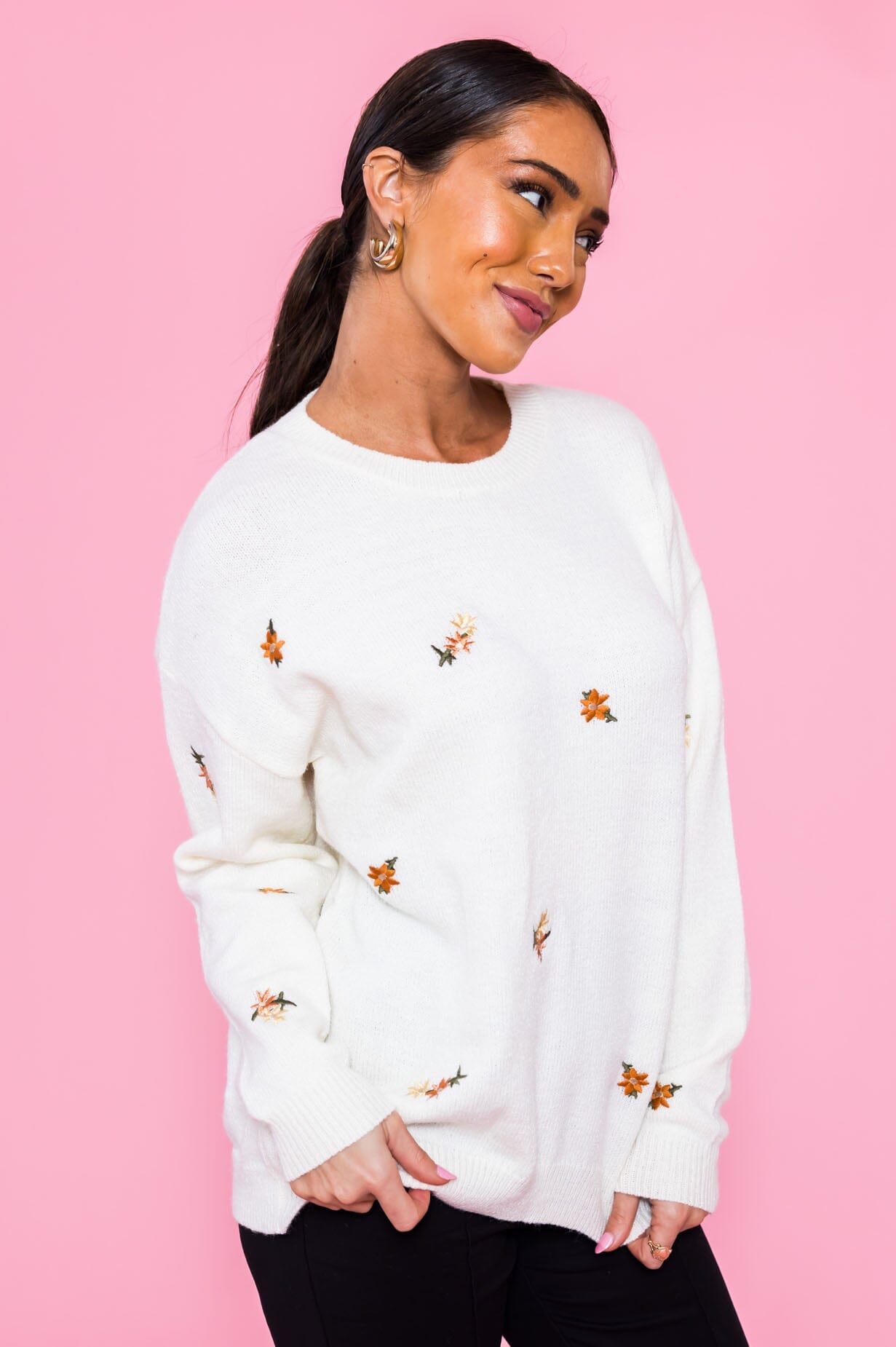 Bloom Where You Are Sweatshirt Modest Dresses vendor-unknown