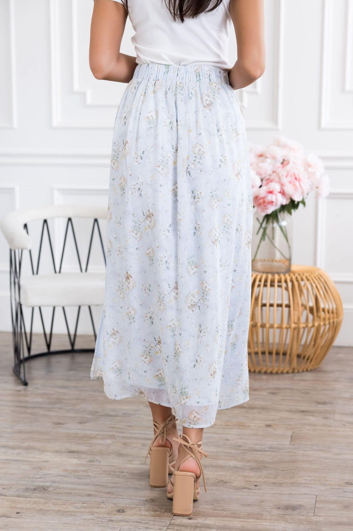 Watercolor Wonders Chiffon Skirt Modest Dresses vendor-unknown