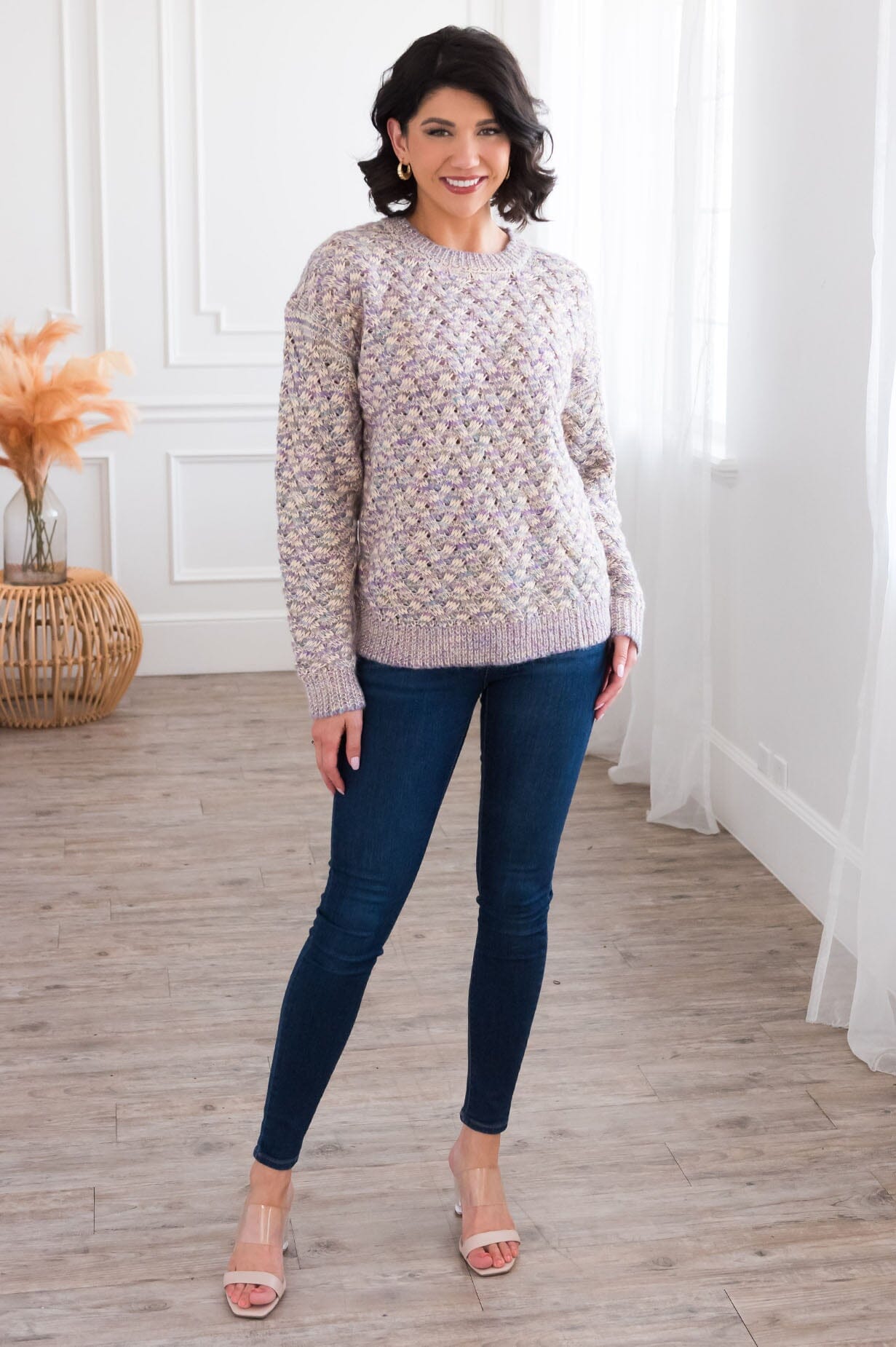 Joyful Day Modest Sweater Tops vendor-unknown