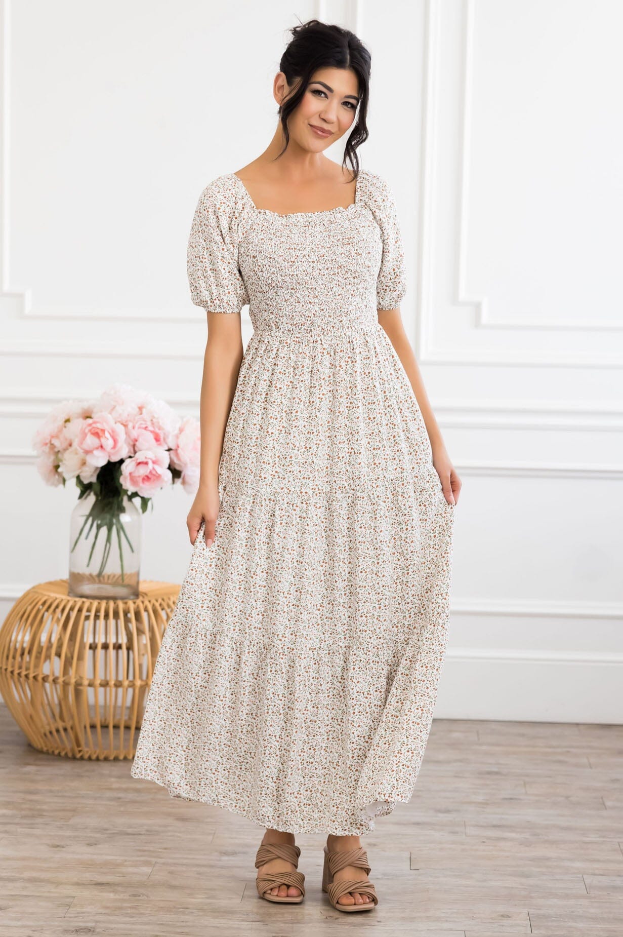 white christmas dresses The Kit Modest Feminine Dress