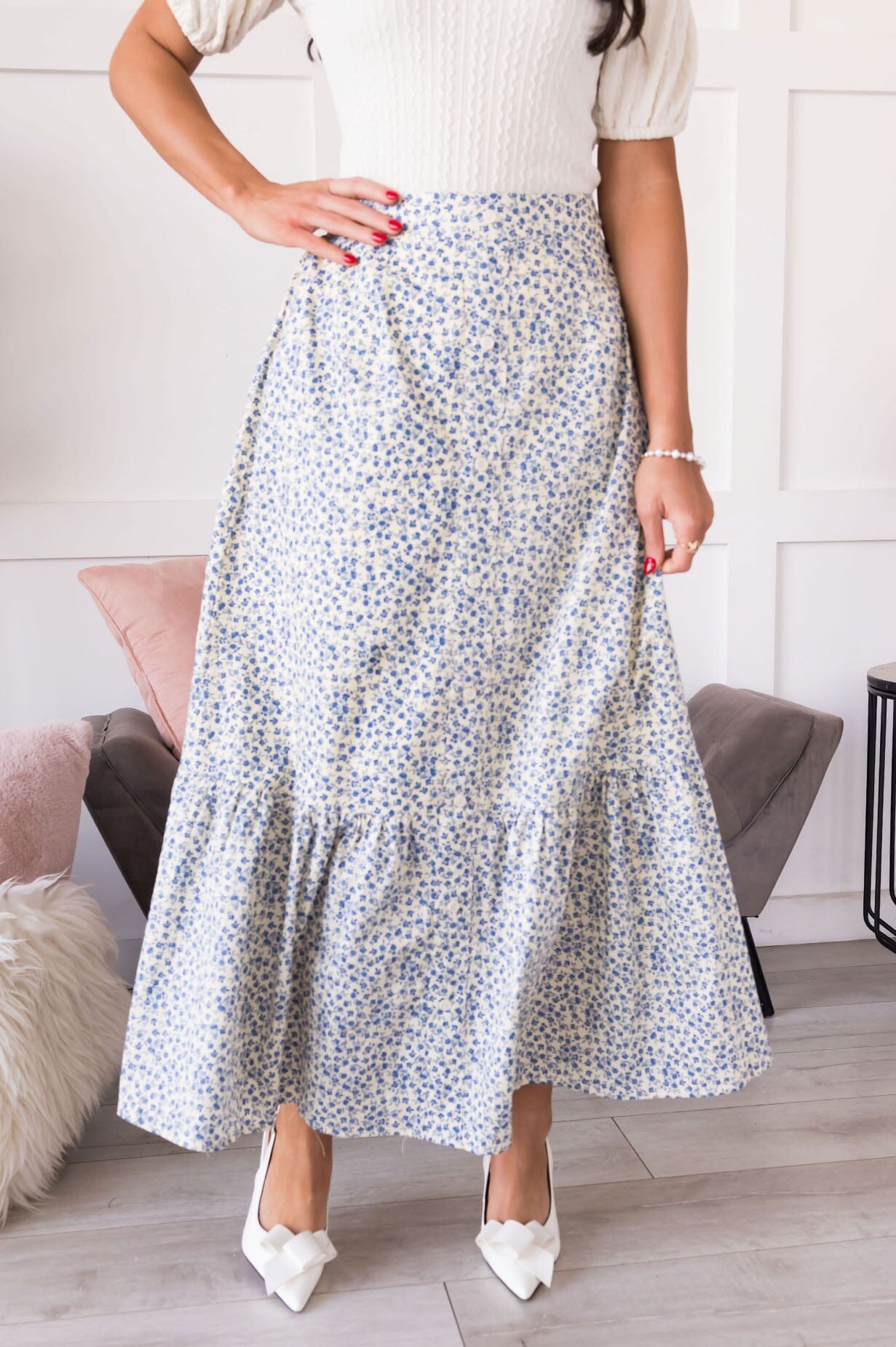 Shopping Spree Modest Maxi Skirt Skirts vendor-unknown