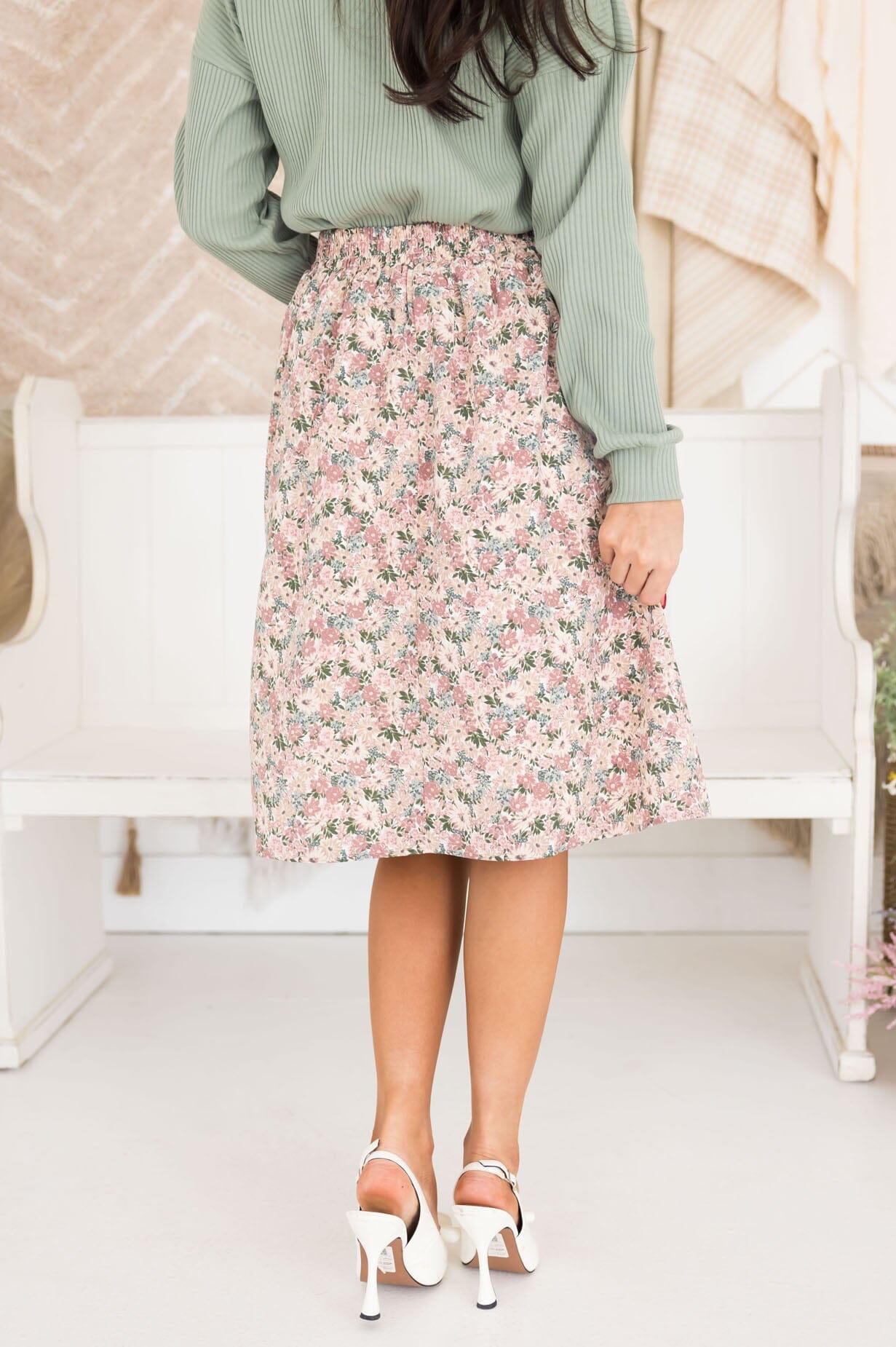 Beautiful Blooms Modest Slip Skirt Modest Dresses vendor-unknown