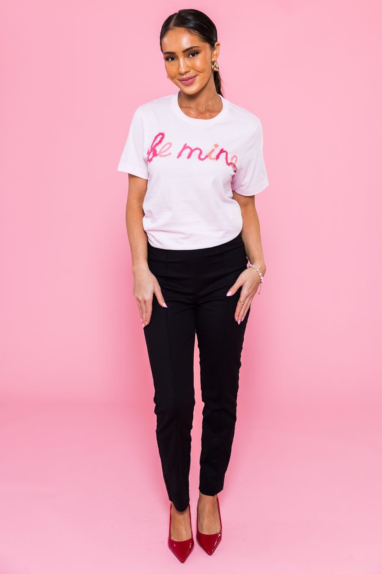 Me, Myself & Mine Valentine Tee Modest Dresses vendor-unknown