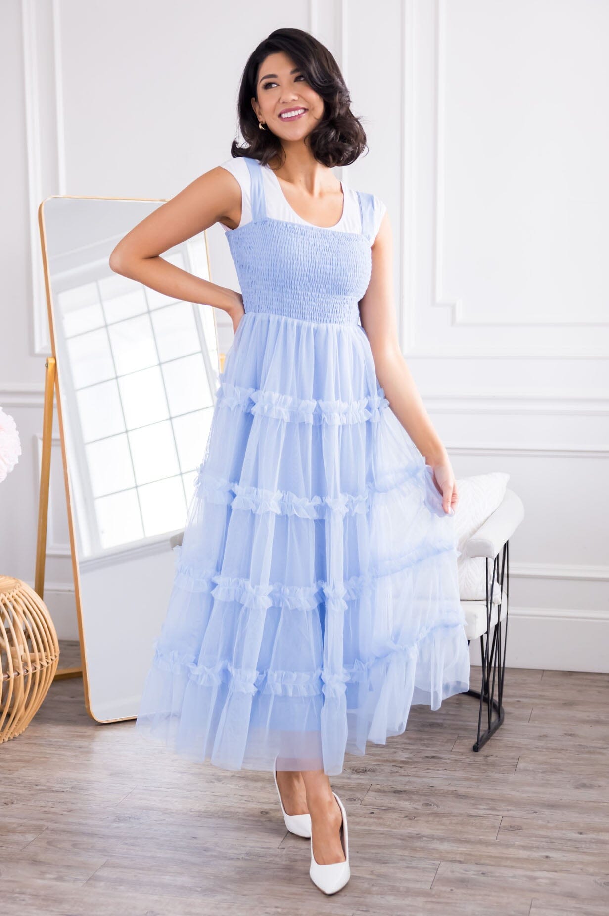 The Farris Modest Jumper Dress