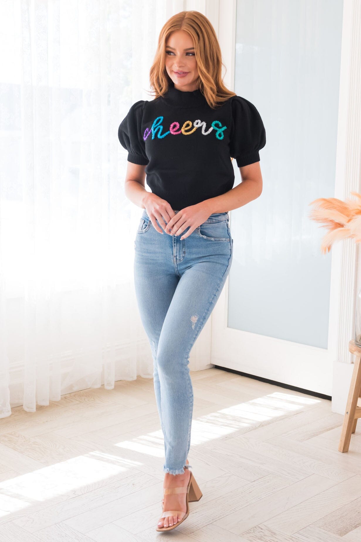 Cheers To A New Year Modest Sweater Modest Dresses vendor-unknown