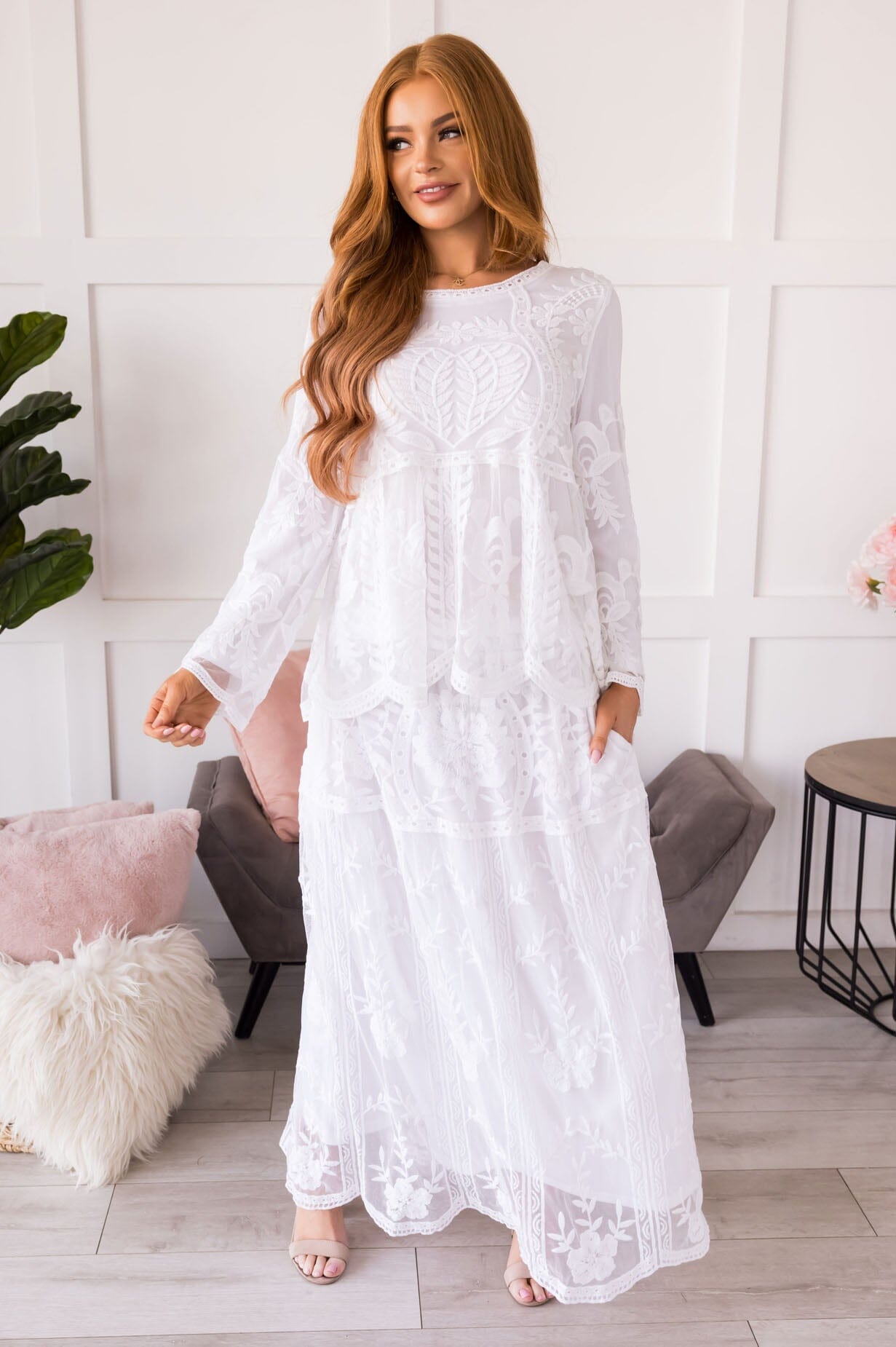 Delicate Darling Lace Skirt Skirts vendor-unknown