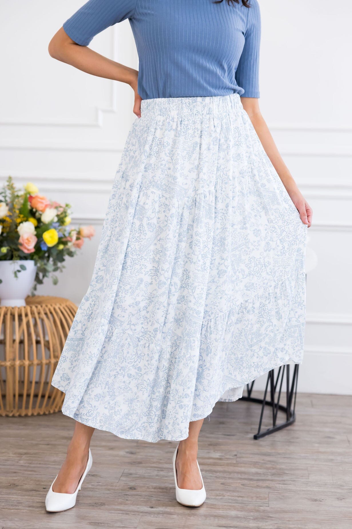 Today's Promise Modest Tier Skirt Modest Dresses vendor-unknown