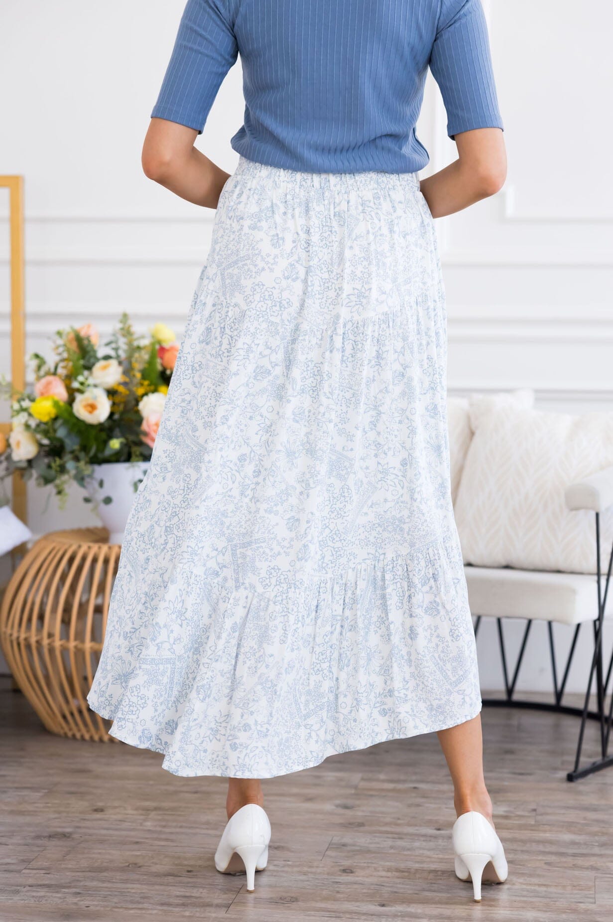 Today's Promise Modest Tier Skirt Modest Dresses vendor-unknown