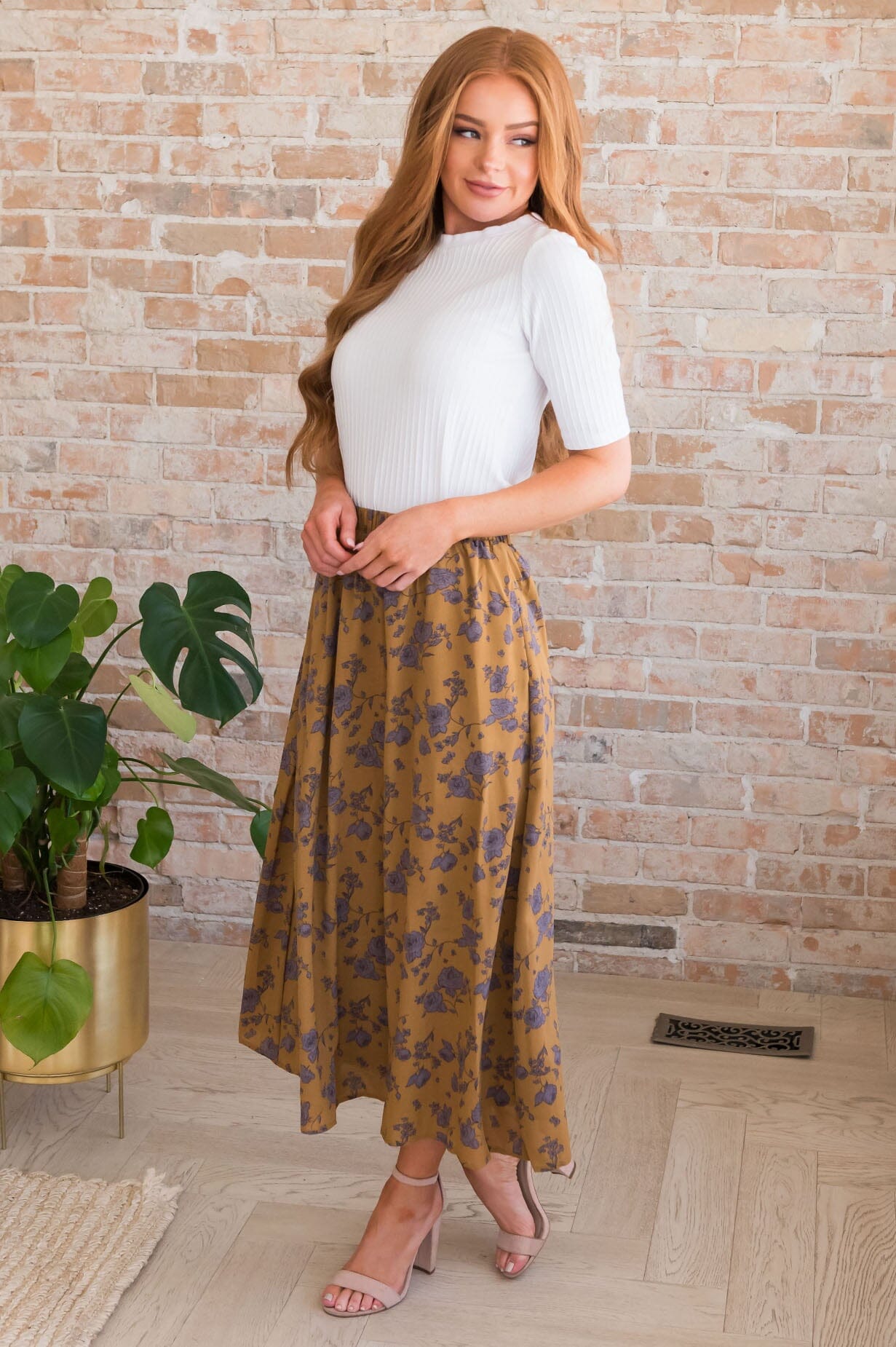 Falling For Love Modest Skirt Modest Dresses vendor-unknown
