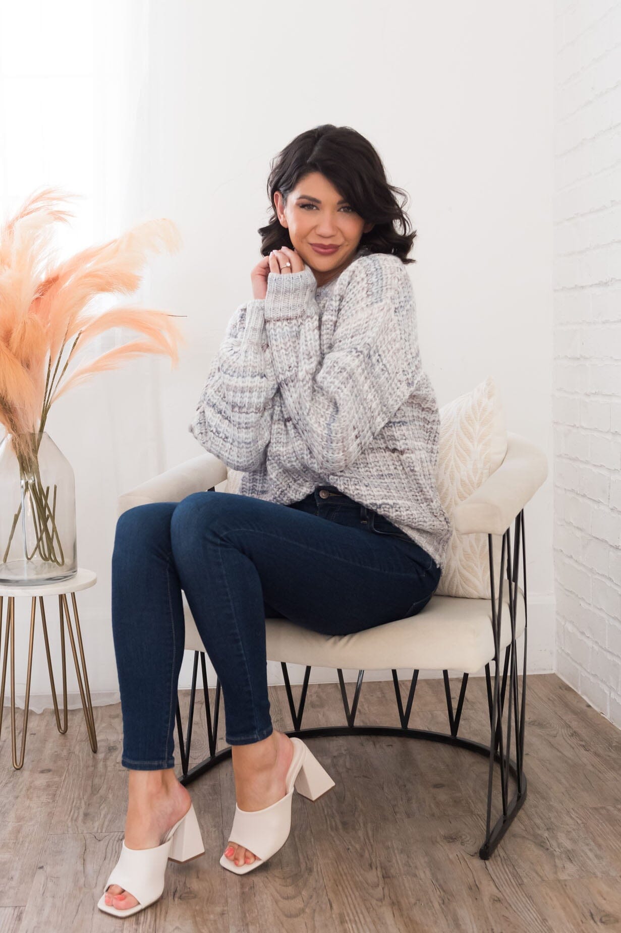 Joyful Night Modest Sweater Tops vendor-unknown