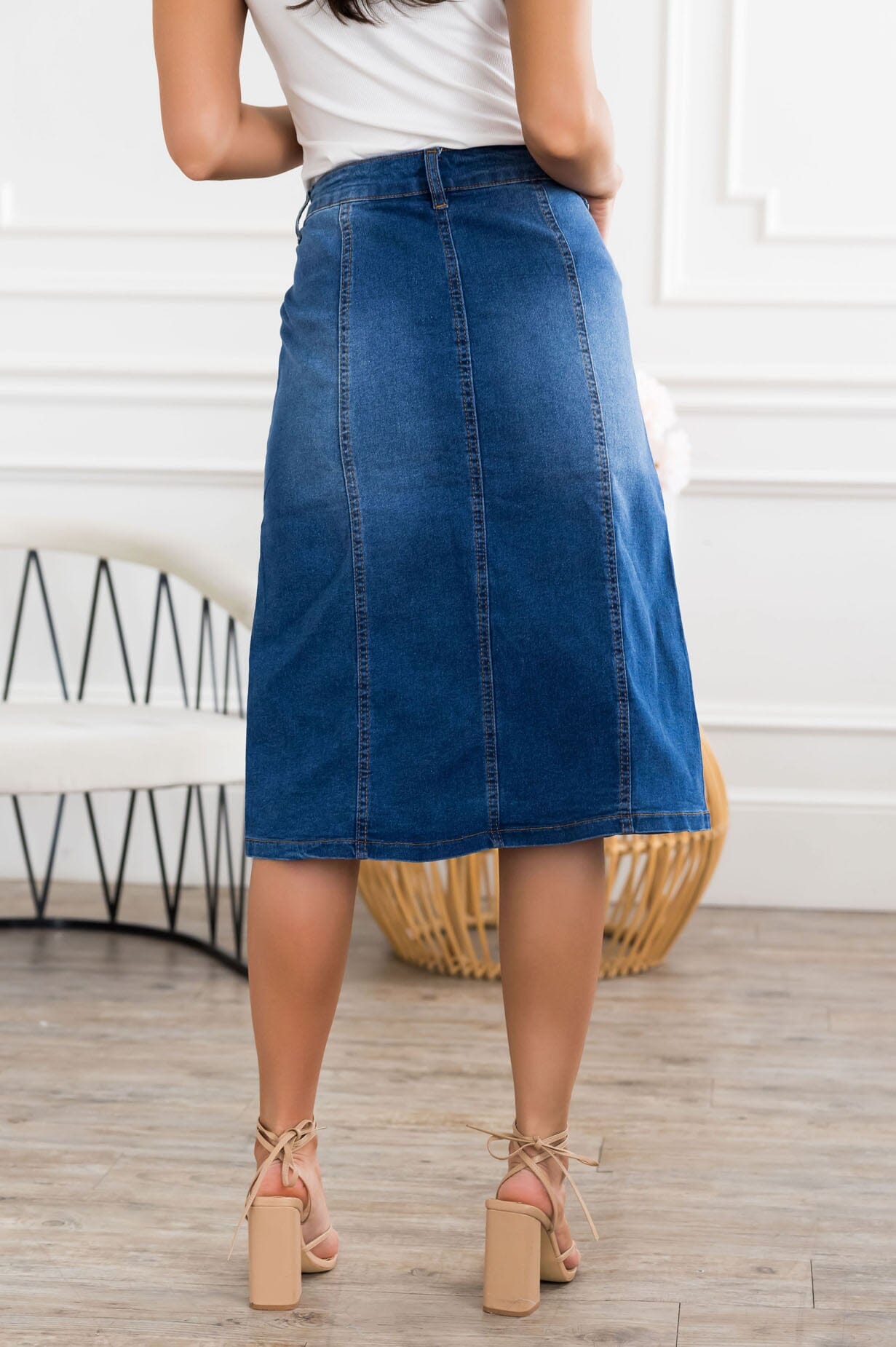 Out For More Denim Skirt Modest Dresses vendor-unknown
