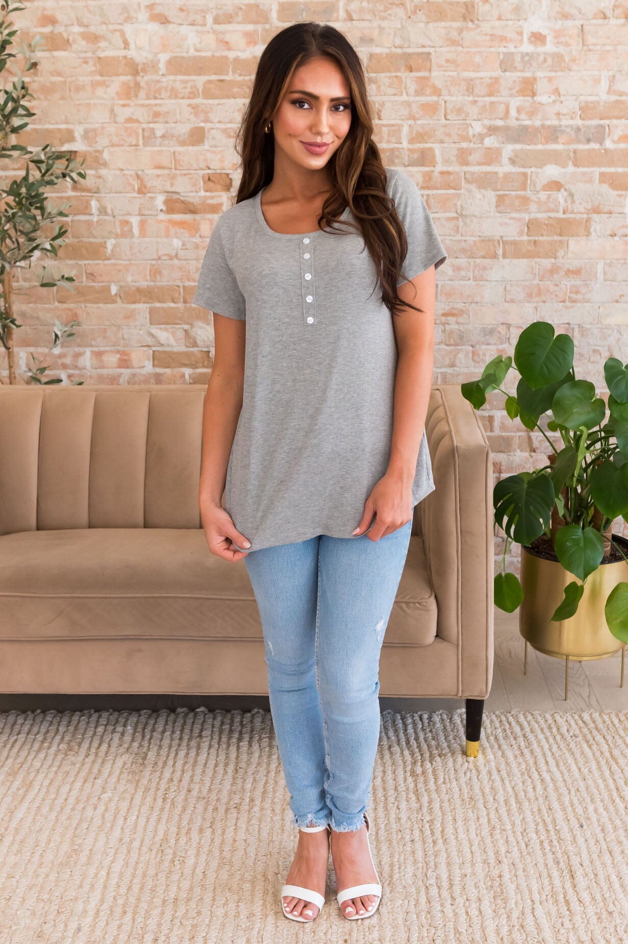 Got A Blissful Heart Modest Top NeeSee's Dresses