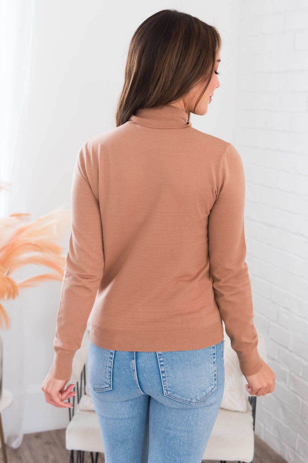 Simply Stunning Modest Turtleneck Sweater NeeSee's Dresses