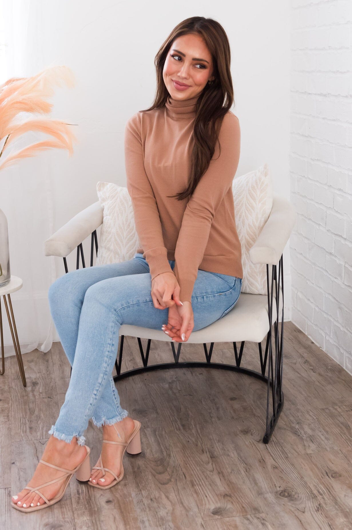 Simply Stunning Modest Turtleneck Sweater NeeSee's Dresses