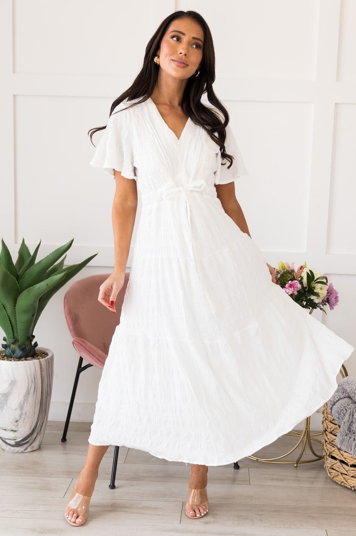 The Selena Modest Dresses vendor-unknown